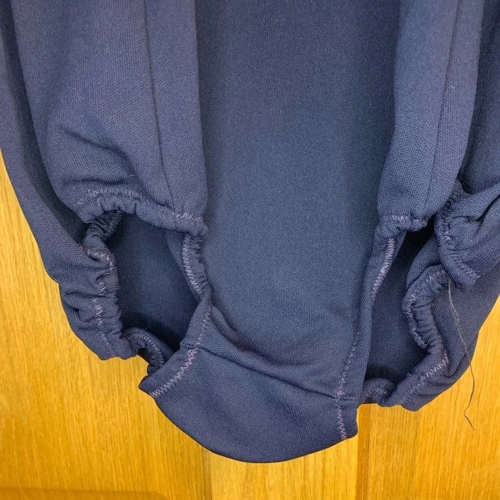 Vintage 1PC Nautical 1960s Navy & White Trim Swimsuit Kato Supplies Mankato Minn